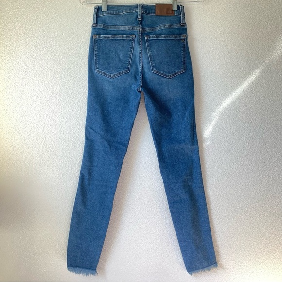 Madewell 10” High Rise Skinny Jeans Mackey Wash Womens 25 - Picture 8 of 8